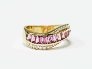 White Gold Diamond Semi-Eternity Band