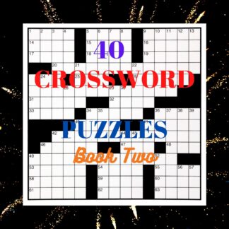 "Get Your Daily Dose of Wordplay with 40 Addictive Crossword Puzzles!" Printables. Digital Download... - Image 2