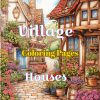 Village Houses Coloring Pages/ Digital Download! - Image 2