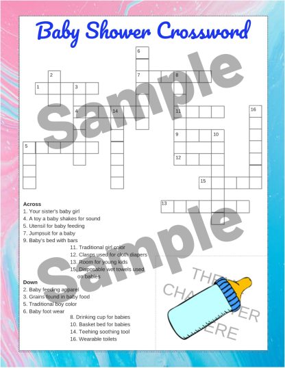 Your Baby Shower GAME BUNDLE! Printable...DIGITAL DOWNLOAD! - Image 3