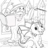 WIZARDS & DRAGONS - 30 Printable Coloring Pages - Image 13