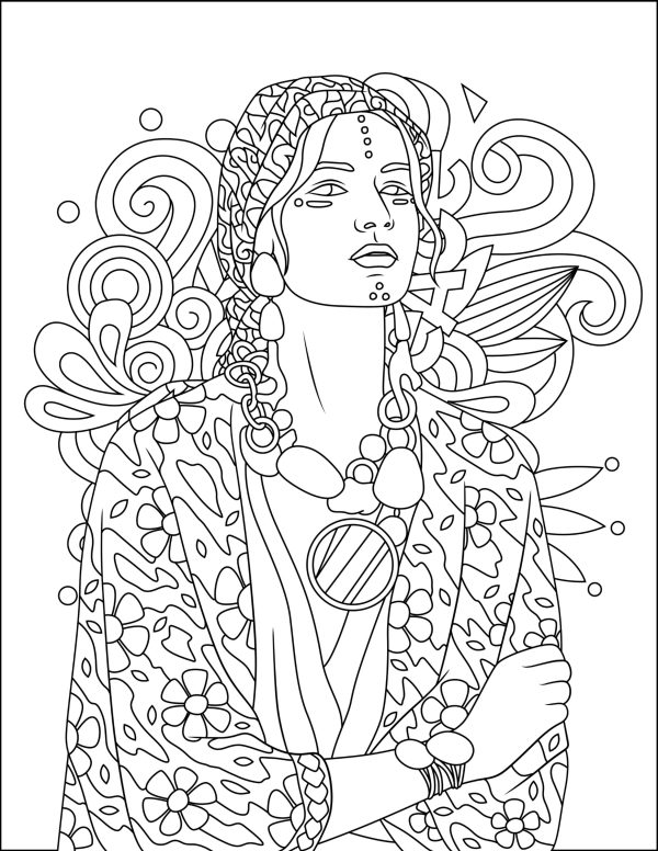 THAT HIPPIE GROOVE Coloring Pages! PRINTABLES... Digital Download... - Image 3