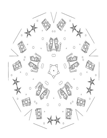 "Unleash Your Creativity with 30 Unique Mandala Multiverse Coloring Pages" PRINTABLES! - Image 2