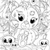 Halloween Spook-Tecular Weird Critters Coloring Pages-PRINTABLE - Image 2