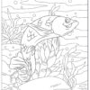 30 Tropical Fish Under The Sea Coloring Pages-Digital Download - Image 4