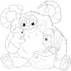 KIDS & Their MONSTER Buddies Coloring Pages! PRINTABLES...Digital.. - Image 3