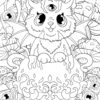 Halloween Spook-Tecular Weird Critters Coloring Pages-PRINTABLE - Image 5