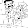 Halloween-Animals In Halloween Costumes Coloring Pages. PRINTABLE - Image 10