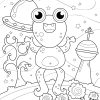ALIEN Coloring Book for KIDS! PRINTABLES...Digital Download... - Image 4