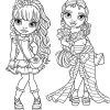 FASHION DOLL PAGEANT COLORING PAGES! Printables...Digital Download... - Image 3
