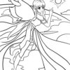 Christmas Fairies Coloring Pages For KIDS! PRINTABLE - Image 3