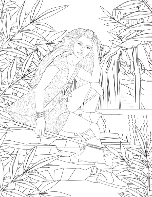 Amazon Warrior Women Printable Coloring Pages - Image 9