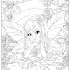Herbal Princesses Coloring Pages For Adults...Printables/DIGITAL DOWNLOAD! - Image 4