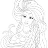 Magical Fairies 30 Printable Coloring Pages - Image 7