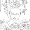 Crystal Queen Women Coloring Pages! PRINTABLES...Digital Download.. - Image 4