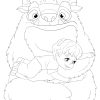 KIDS & Their MONSTER Buddies Coloring Pages! PRINTABLES...Digital.. - Image 4