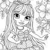 FASHION DOLL PAGEANT COLORING PAGES! Printables...Digital Download... - Image 5