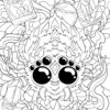 Halloween Spook-Tecular Weird Critters Coloring Pages-PRINTABLE - Image 6