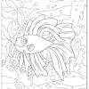 30 Tropical Fish Under The Sea Coloring Pages-Digital Download - Image 6