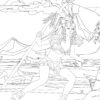 Amazon Warrior Women Printable Coloring Pages - Image 8