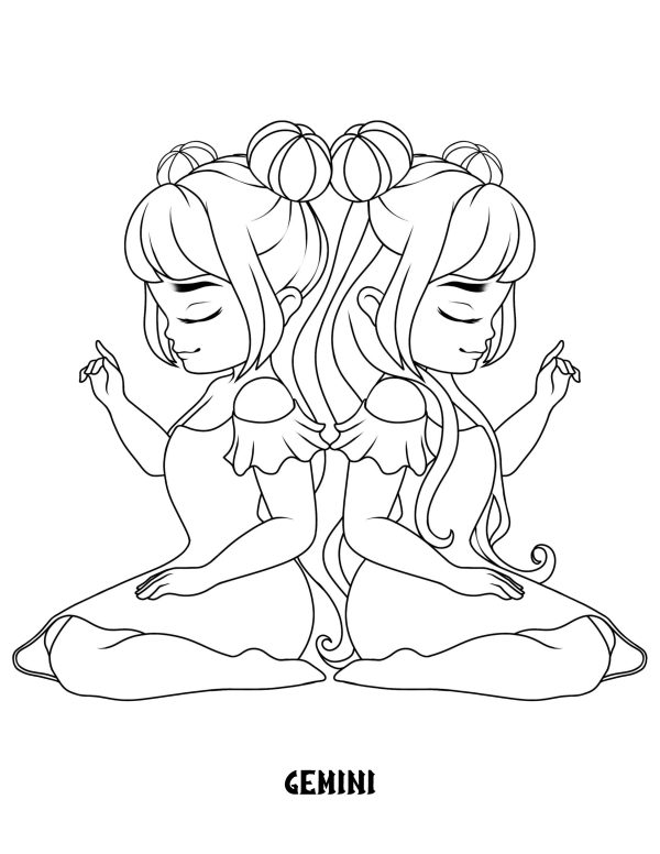 ZODIAC Coloring Book. PRINTABLES!....Digital Download - Image 8