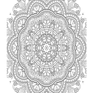 "Unleash Your Creativity with 30 Unique Mandala Multiverse Coloring Pages" PRINTABLES! - Image 5