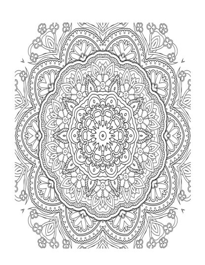 "Unleash Your Creativity with 30 Unique Mandala Multiverse Coloring Pages" PRINTABLES! - Image 5