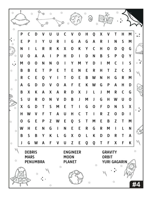 Outer Space Activities For KIDS! PRINTABLE - Image 4