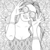Women-The Superior Sex Printable Coloring Pages For Adults - Image 6