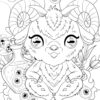 Halloween Spook-Tecular Weird Critters Coloring Pages-PRINTABLE - Image 8