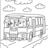 Cute Driving Animals Coloring Pages...PRINTABLES! Digital Download! - Image 6