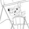 Halloween-Animals In Halloween Costumes Coloring Pages. PRINTABLE - Image 6