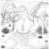 Amazon Warrior Women Printable Coloring Pages - Image 5