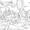Alien Adventure Coloring Pages-PRINTABLE - Image 7