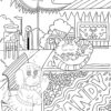 Cats & Dogs Together At Last Coloring Pages - PRINTABLE - Image 6