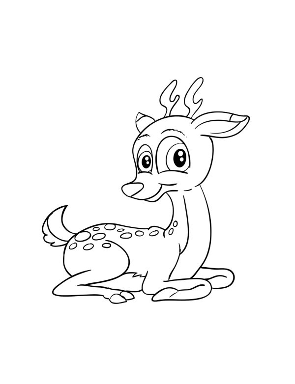 Cute Animals Coloring Pages for TODDLERS! Printables...Digital.. - Image 5