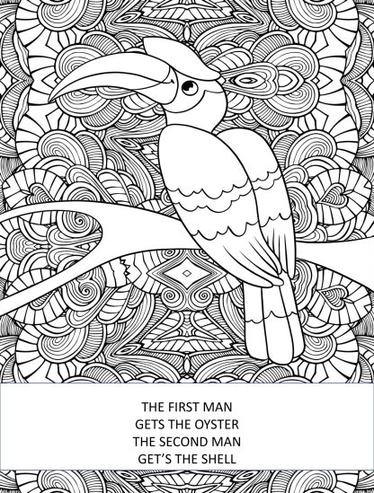 Birds Of A Feather Coloring Pages With QUOTES...Printable - Image 4