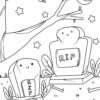 My Halloween Coloring Book For KIDS! Printable Coloring Pages. DIGITAL DOWNLOAD! - Image 5
