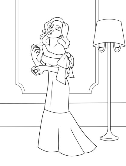 "Celebrate the Beauty of African American Women with this Coloring Book!" PRINTABLE - Image 9