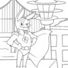 Halloween-Animals In Halloween Costumes Coloring Pages. PRINTABLE - Image 3