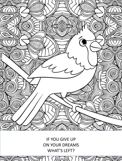 Birds Of A Feather Coloring Pages With QUOTES...Printable - Image 5