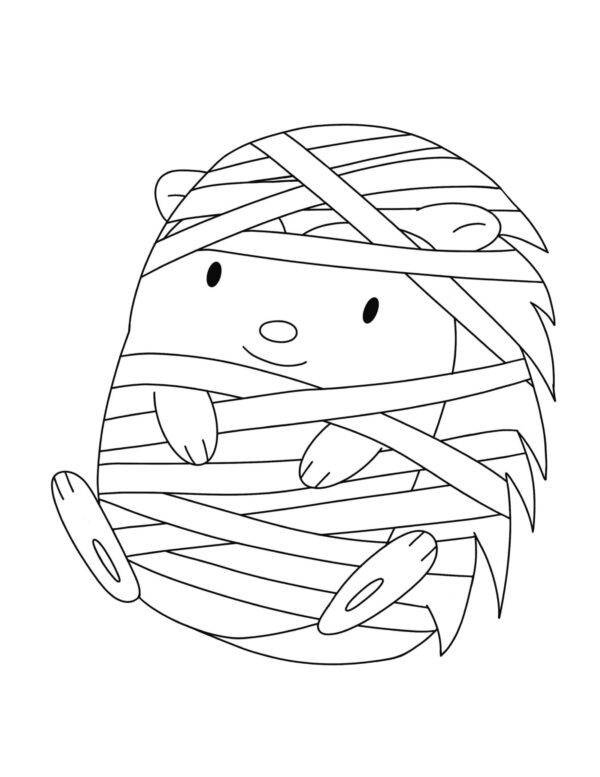 My Halloween Coloring Book For KIDS! Printable Coloring Pages. DIGITAL DOWNLOAD! - Image 6