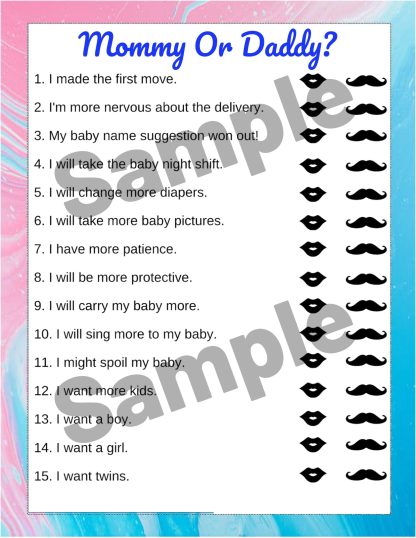 Your Baby Shower GAME BUNDLE! Printable...DIGITAL DOWNLOAD! - Image 12