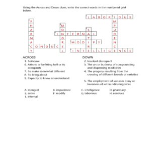 "Put Your Word Skills to the Test with 40 Exciting Crossword Puzzles!" Printables! Digital Download - Image 4