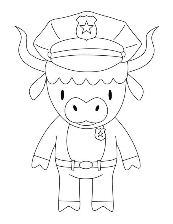 My Halloween Coloring Book For KIDS! Printable Coloring Pages. DIGITAL DOWNLOAD! - Image 7