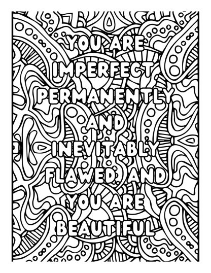 WOMEN - A Beautiful Work Of Art Coloring Pages. PRINTABLE! Digital Download. - Image 5