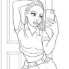 "Celebrate the Beauty of African American Women with this Coloring Book!" PRINTABLE - Image 12