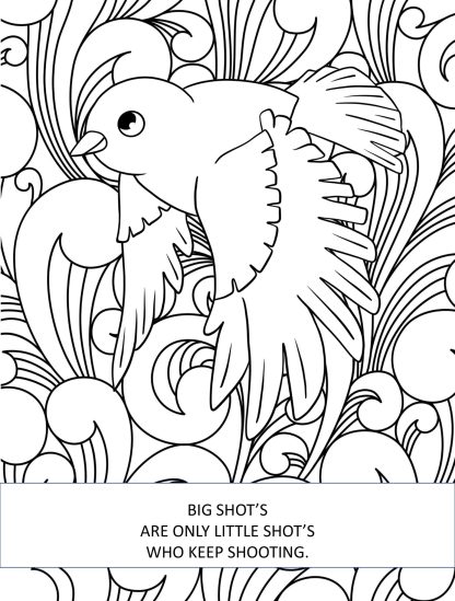 Birds Of A Feather Coloring Pages With QUOTES...Printable - Image 7