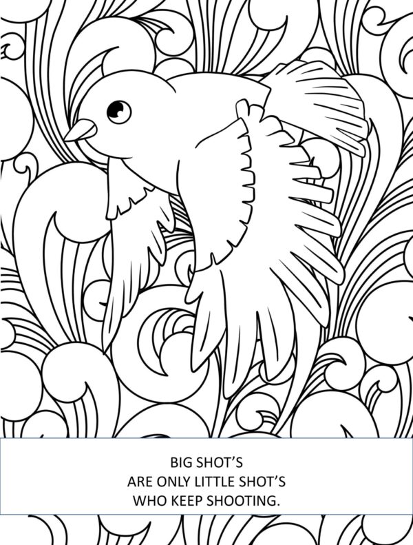 Birds Of A Feather Coloring Pages With QUOTES...Printable - Image 7