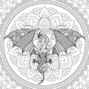 Dragon's Universe - Detailed Adult Coloring Pages...PRINTABLE - Image 12